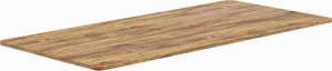 Blat biurka, rustykalny d�b, 160x75x1,8 cm, laminowana p�yta wi�rowa, Powerton 3
