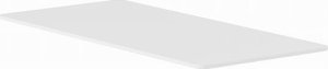 Blat biurka, bia�a, 160x75x1,8 cm, laminowana p�yta wi�rowa, Powerton 2