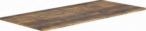 Blat biurka, rustykalny orzech, 160x75x1,8 cm, laminowana p�yta wi�rowa, Powerton 3