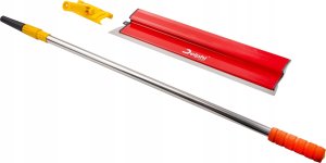 ZESTAW DO GŁADZI SZPACHLA 60cm WYMIENNE NIERDZEWNE OSTRZE 0.3mm KIJ WAŁEK 4