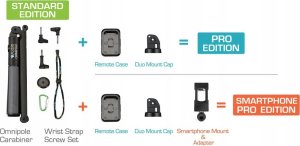 OmniPole Standard- Monopod+ Statyw do GoPro WoCase 2