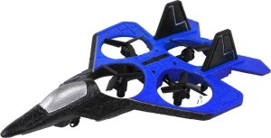 Samolot Dron RC Niebieski Myśliwiec Zdalnie Sterowany Pilot LEAN Toys 2