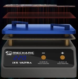 MECHANIC IX5 ULTRA Podrzewacz/Lutownica Preheater 50W do elektroniki PCB 4