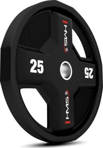 Talerze olimpijskie TPC25 z powłoką CPU HMS 25 kg 2