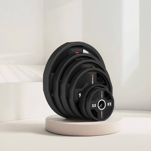 Talerze olimpijskie TPC25 z powłoką CPU HMS 25 kg 3