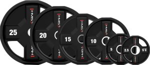 Talerze olimpijskie TPC25 z powłoką CPU HMS 25 kg 6