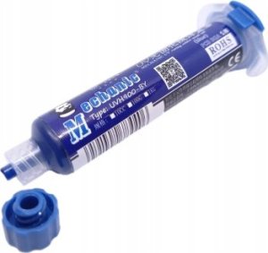 SOLDERMASKA Solder Mask Mechanic UVH-900 BY, lakier UV, niebieska 3