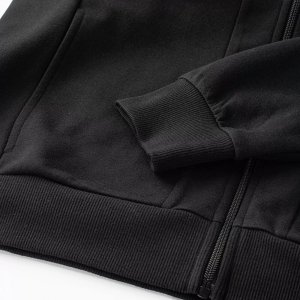 Męska bluza rozpinana z kapturem Hi-tec Barin czarny rozmiar XL 5