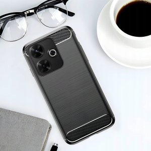 Hello Case Etui do Xiaomi Redmi 13 4G / 13 5G (Czarne, Pancerne, Karbon, Pokrowiec) 4