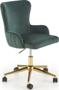 Fotel biurowy TIMOTEO VELVET zielony HALMAR 1