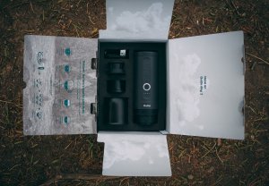 Przenośny ekspres do kawy Outin Nano Bundle (OTEM-01-SG-Bag) 100 W szary 10