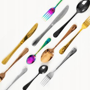 Cutlery set Homla ABELE Black, 16 pcs. 15