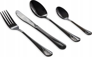 Cutlery set Homla ABELE Black, 16 pcs. 17