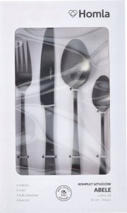 Cutlery set Homla ABELE Black, 16 pcs. 21