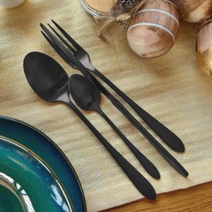 Cutlery set Homla ABELE Black, 16 pcs. 22