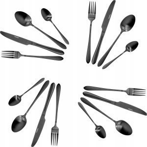 Cutlery set Homla ABELE Black, 16 pcs. 30