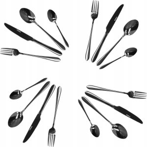 Cutlery set Homla ABELE Black, 16 pcs. 4