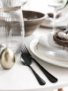 Cutlery set Homla ABELE Black, 16 pcs. 7