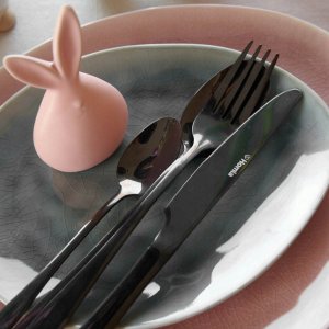 Cutlery set Homla ABELE Black, 16 pcs. 10