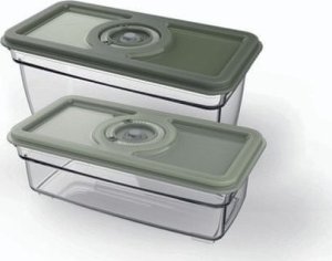 Vacuum container set for Electrolux EVFK1, EVFK1+ and EVSK1 vacuum sealers, 2 pcs. 1