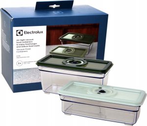 Vacuum container set for Electrolux EVFK1, EVFK1+ and EVSK1 vacuum sealers, 2 pcs. 3