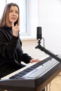 Mikrofon Luucco Mikrofon Pojemnościowy GAMINGOWY Studyjny 24bit 192kHz USB-C TYPE-C Statyw / Stream Pro - S1 4