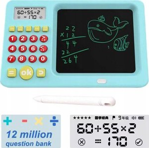 Tablet Rysunkowy Tablica LCD 5,2'' Kolorowa Deska Kreślarska + Kalkulator / Niebieski 4