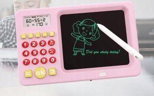 Tablet Rysunkowy Tablica LCD 5,2'' Kolorowa Deska Kreślarska + Kalkulator / Różowy 4