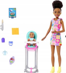 Lalka Barbie Mattel Skipper Zestaw Opiekunka (HTK34) 1