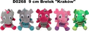 Brelok smok "Kraków" 9cm MIX 1