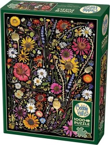 Puzzle 1000 Prasowane kwiaty: Szczęście G3 1