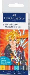 Pisaki Pitt Artist Pen Manga Shonen 6szt 1