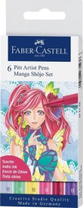 Pisaki Pitt Artist Pen Manga Shojo 6szt 1