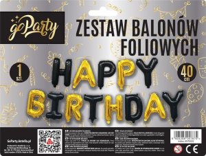 Zestaw balonów foliowych Happy Birthday mix 1