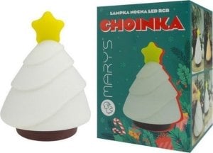 Lampka nocna LED RGB choinka 1