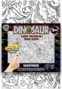 Obrus do pomalowania Dinozaury 2szt 1
