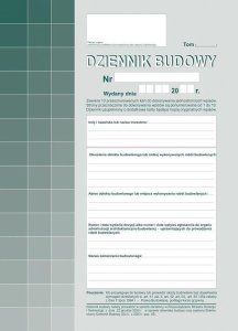 Dziennik budowy 603-S11 1