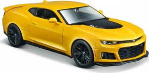 Model kompozytowy Chevrolet Camaro ZL1 2017 żółty 1/24 Maisto 1