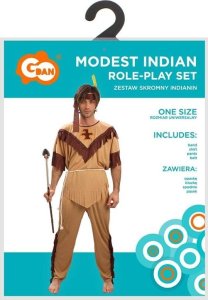 Strój dla dorosłych Skromny Indianin rozm.uniw. 1