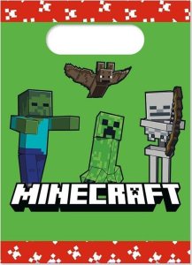 Torebki papierowe Minecraft 4szt 1