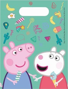 Torebki prezentowe Peppa Pig 6szt 1