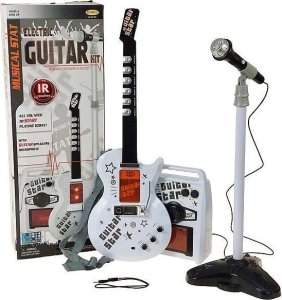 Gitara z mikrofonem i głośnikami 1