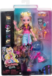 Lalka Barbie Mattel Monster High Lagoona Blue + zwierzątko (HXH75) 3
