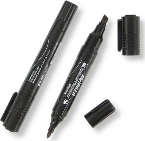 Marker olejowy dwustronny czarny (12szt) 1