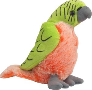Papuga zielono-pomarańczowa 17cm 1