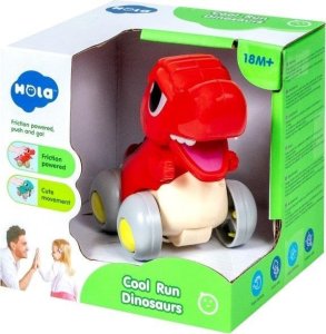 Dinozaur interaktywny z napędem czerwony 1