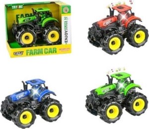 Traktor ze światłem i dźwiękiem 14,5cm mix 1