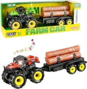Quad z przyczepą ze światłem i dźwiękiem 34cm mix 1