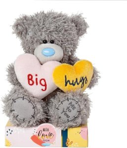 Miś - Big Hugs z sercami 18cm 1