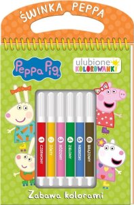 Peppa Pig. Ulubione kolorowanki 3. Zabawa kolorami 1